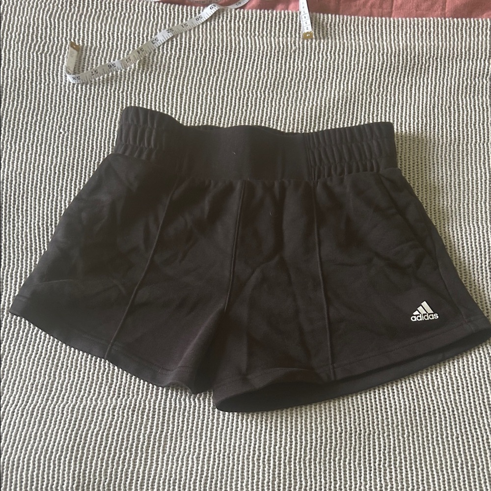 adidas Black Women's Cloth Athletic Running Shorts